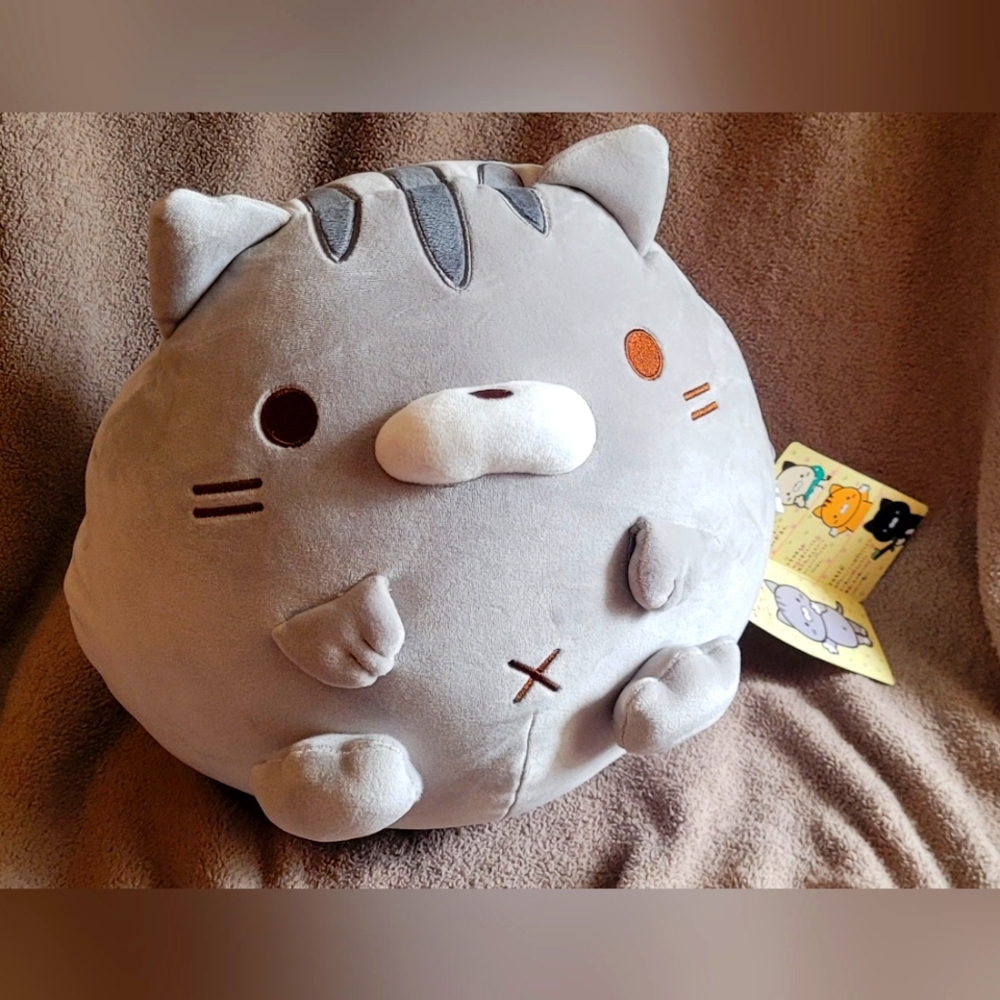 NWT Gray Cat Plush